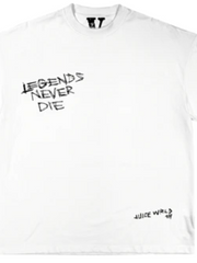 Load image into Gallery viewer, Vlone X Juice WRLD Legends Never Die T-Shirt White 100% Authentic Sizes S-XL