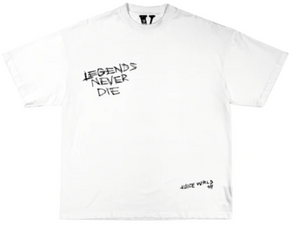 Vlone X Juice WRLD Legends Never Die T-Shirt White 100% Authentic Sizes S-XL