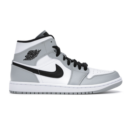 Nike Air Jordan Light Smoke Grey 1 Retro Mid Mens Shoe 554724-092