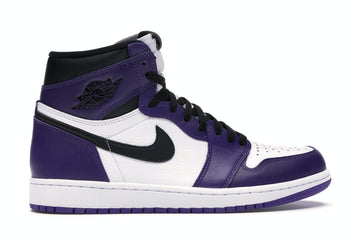 Nike Air Jordan Court Purple 1 Retro (GS) Youth Shoe 575441-500