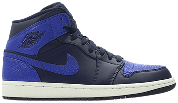 Nike Air Jordan Game Royal 1 Retro Mid Mens Shoe 554724-412