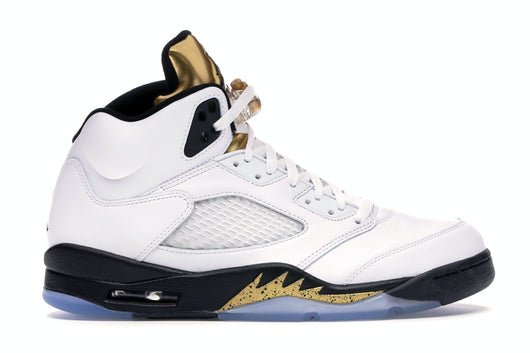 Nike Air Jordan Olympic Gold 5 Retro Mens Shoe 136027-133