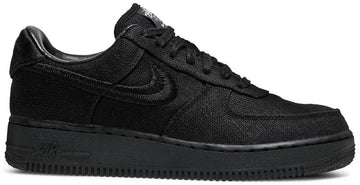 Nike AF1 Stussy Air Force 1 Black Low Mens Shoe CZ9084-001
