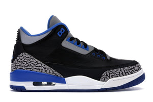 Nike Air Jordan Sport Blue 3 Retro Mens Shoe 136064-007