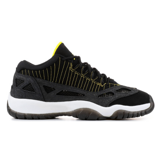 Nike Air Jordan Black/Yellow 11 Retro Low IE Mens Shoe 306008-002